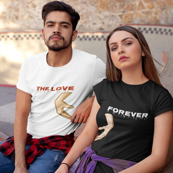 Marškinėlių komplektas "The Love forever" Marškinėlių komplektas "The Love forever"