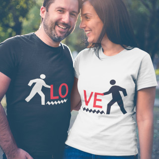Marškinėlių komplektas "They are in love"