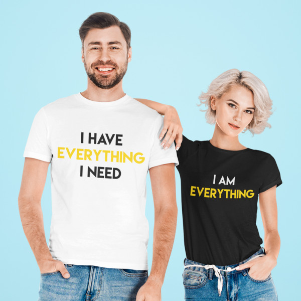 Marškinėlių komplektas "We have EVERYTHING" Marškinėlių komplektas "We have EVERYTHING"