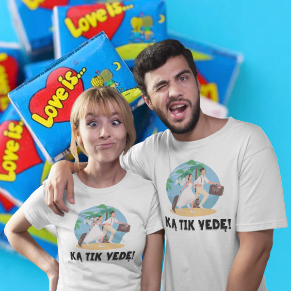 Dovanų rinkinys porai "Ką tik vedę!" Dovanų rinkinys porai "Ką tik vedę!"
