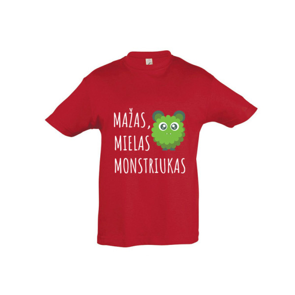 Vaikiški marškinėliai "Mažas mielas monstriukas"