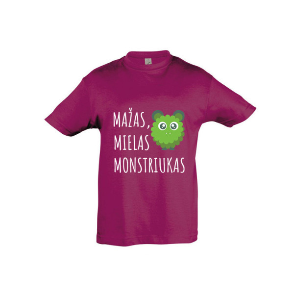 Vaikiški marškinėliai "Mažas mielas monstriukas"