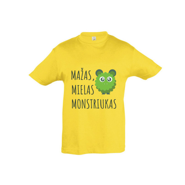 Vaikiški marškinėliai "Mažas mielas monstriukas"