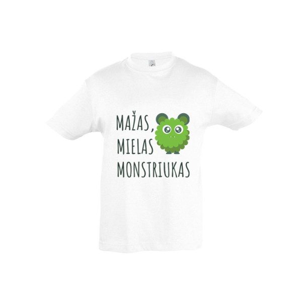 Vaikiški marškinėliai "Mažas mielas monstriukas"