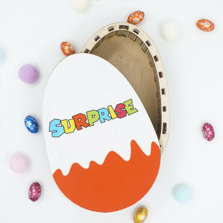 Medinė spalvota dėžutė "Surprise"