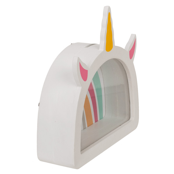 Medinė taupyklė - rėmelis "Rainbow unicorn" Medinė taupyklė - rėmelis "Rainbow unicorn"