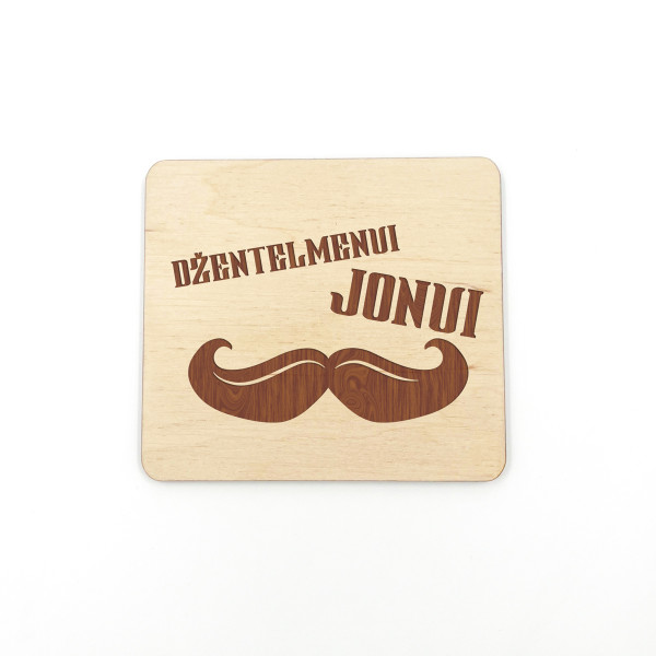 Medinis magnetukas "Džentelmenui Jonui" Medinis magnetukas "Džentelmenui Jonui"