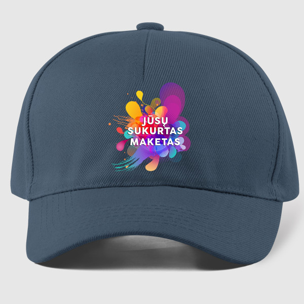 Medvilninė kepuraitė su Jūsų sukurtu dizainu