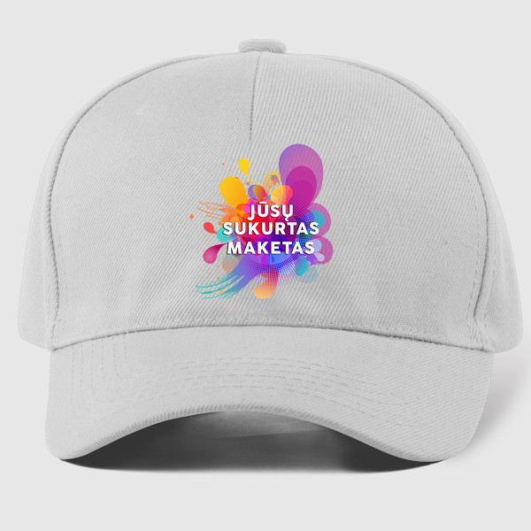 Medvilninė kepuraitė su Jūsų sukurtu dizainu