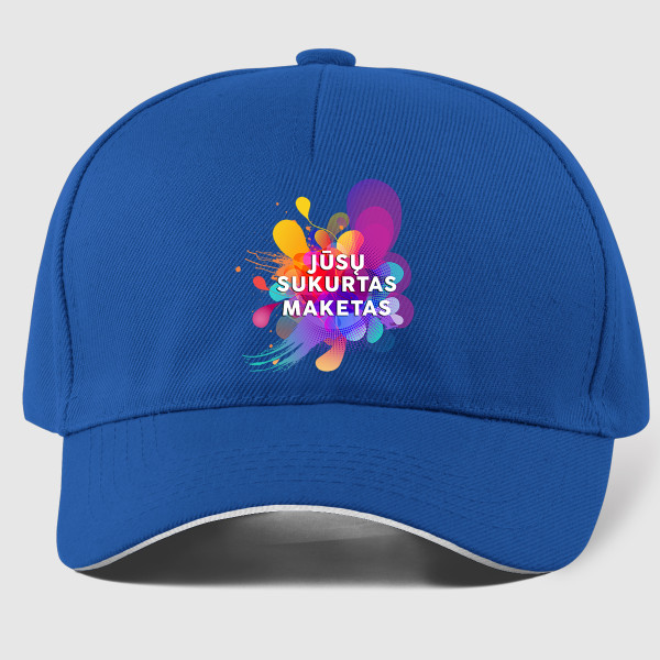 Medvilninė kepuraitė su Jūsų sukurtu dizainu