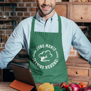 Medvilninė prijuostė "Jono meniu"