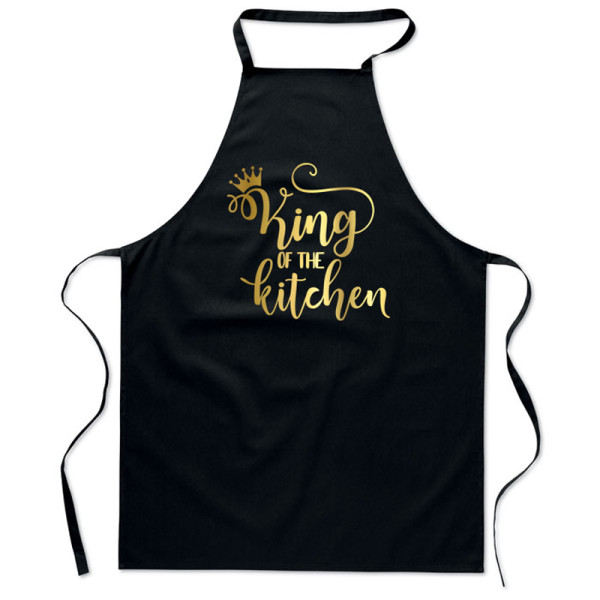 Medvilninė prijuostė "King of the kitchen"