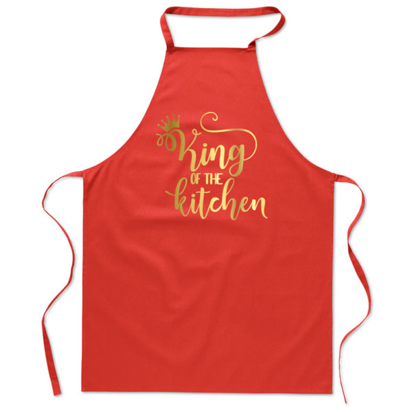 Medvilninė prijuostė "King of the kitchen"