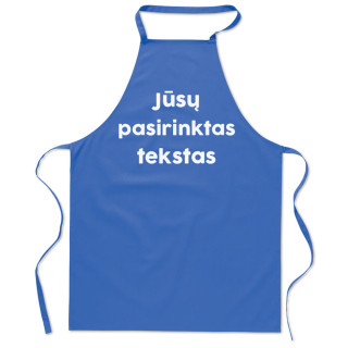 Medvilninė prijuostė su Jūsų pasirinktu tekstu