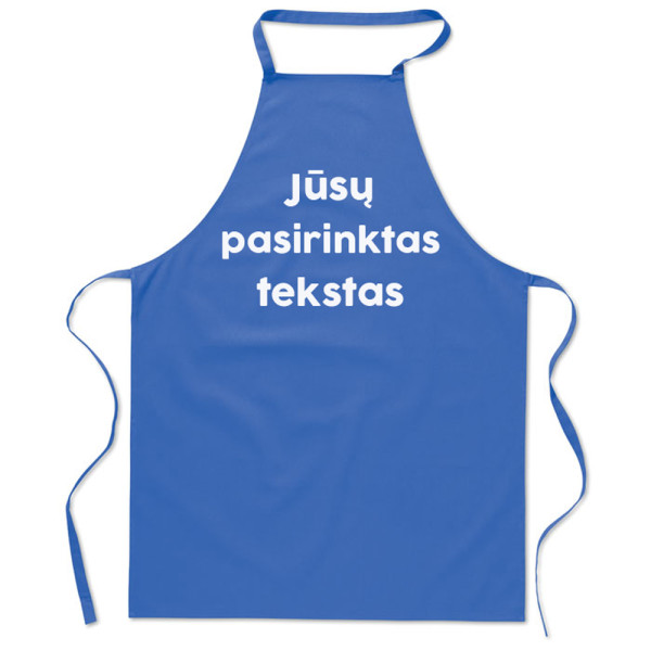 Medvilninė prijuostė su Jūsų pasirinktu tekstu Medvilninė prijuostė su Jūsų pasirinktu tekstu