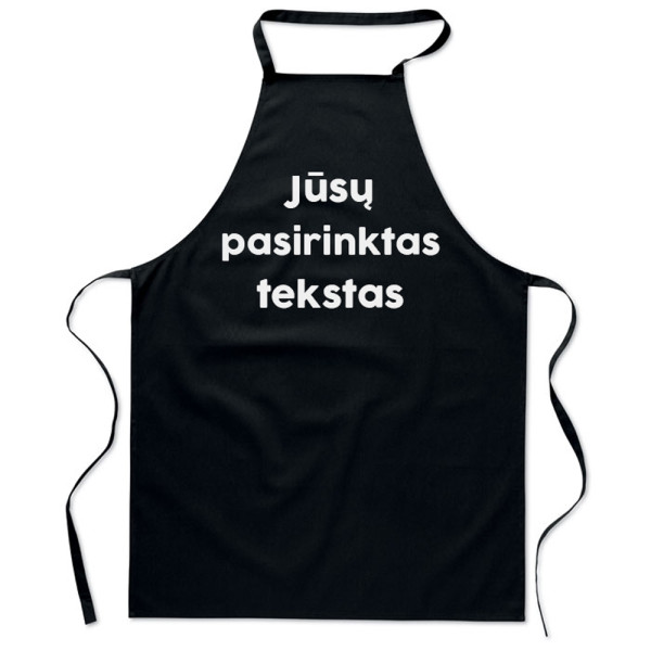 Medvilninė prijuostė su Jūsų pasirinktu tekstu Medvilninė prijuostė su Jūsų pasirinktu tekstu