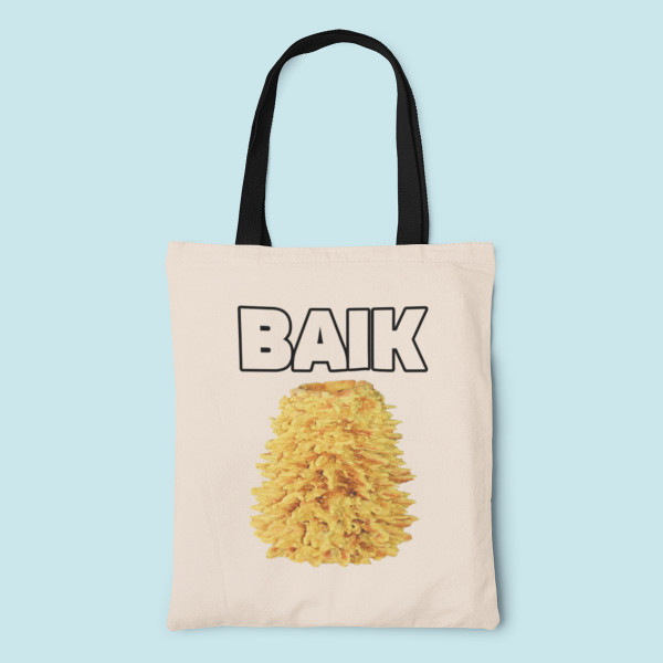 Medžiaginis maišelis "Baik šakotis" Medžiaginis maišelis "Baik šakotis"