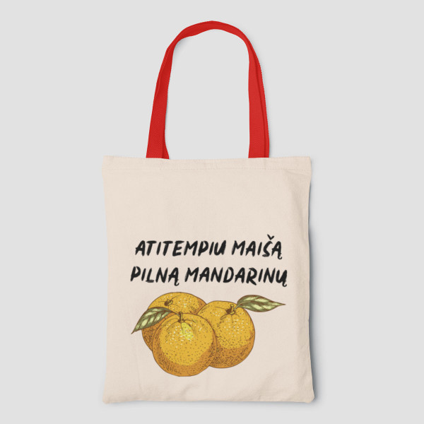 Medžiaginis maišelis "Maišas pilnas mandarinų" Medžiaginis maišelis "Maišas pilnas mandarinų"