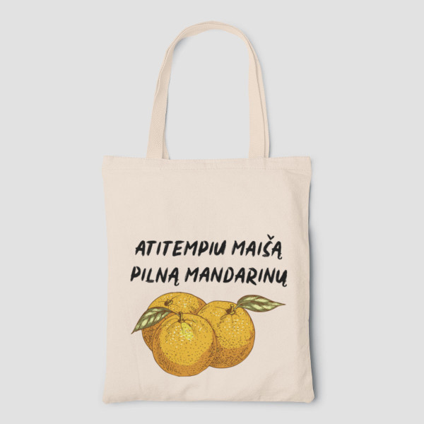 Medžiaginis maišelis "Maišas pilnas mandarinų" Medžiaginis maišelis "Maišas pilnas mandarinų"