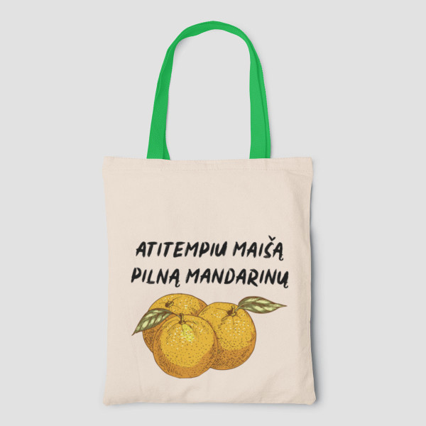 Medžiaginis maišelis "Maišas pilnas mandarinų" Medžiaginis maišelis "Maišas pilnas mandarinų"
