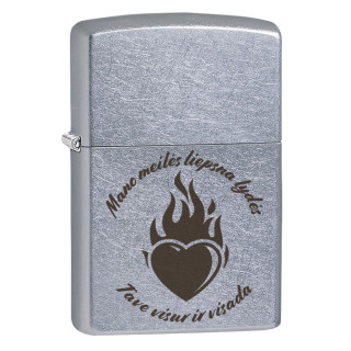 Zippo žiebtuvėlis "Meilės liepsna"