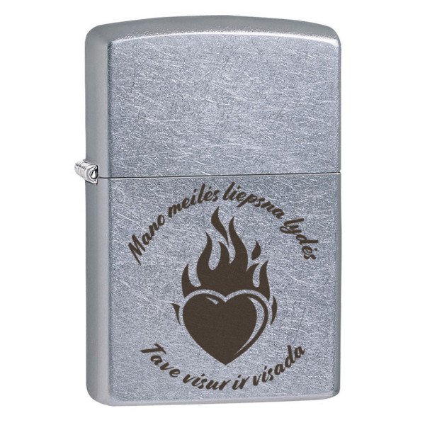 Zippo žiebtuvėlis "Meilės liepsna" Zippo žiebtuvėlis "Meilės liepsna"