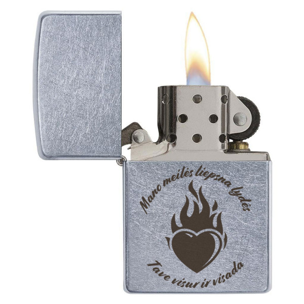 Zippo žiebtuvėlis "Meilės liepsna" Zippo žiebtuvėlis "Meilės liepsna"