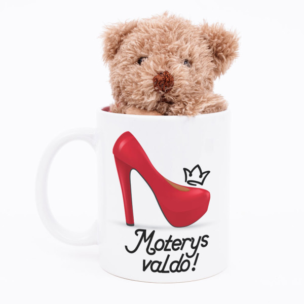 Meškiuko ir puodelio rinkinys "Moterys valdo!" Meškiuko ir puodelio rinkinys "Moterys valdo!"