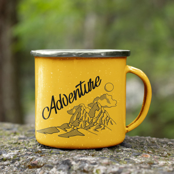 Metalinis puodelis "Adventure" Metalinis puodelis "Adventure"