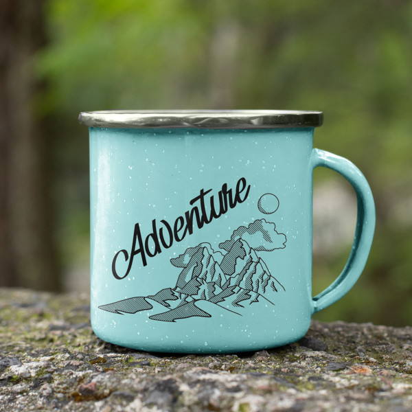Metalinis puodelis "Adventure" Metalinis puodelis "Adventure"
