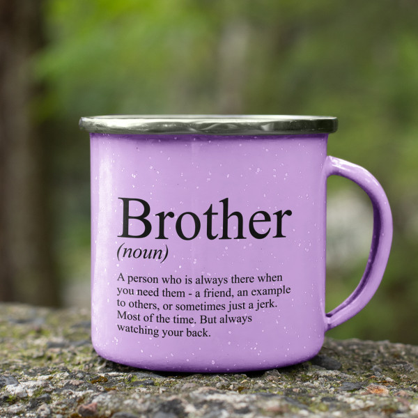 Metalinis puodelis "Brother" Metalinis puodelis "Brother"