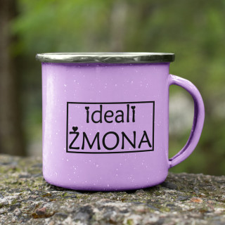 Metalinis puodelis "Ideali žmona"