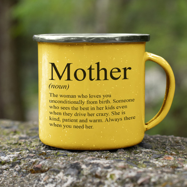 Metalinis puodelis "Mother" Metalinis puodelis "Mother"