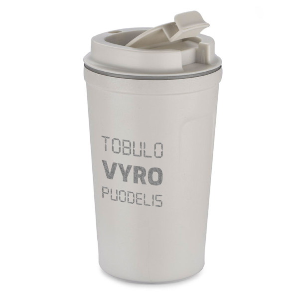 Metalinis termopuodelis "Tobulo vyro puodelis" (400ml) Metalinis termopuodelis "Tobulo vyro puodelis" (400ml)