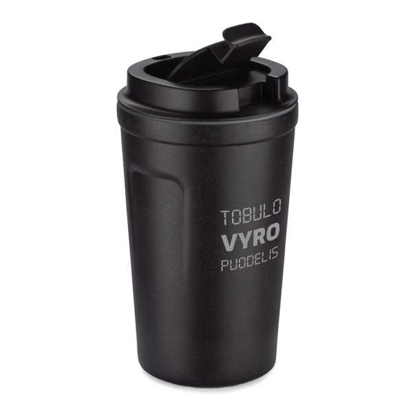 Metalinis termopuodelis "Tobulo vyro puodelis" (400ml) Metalinis termopuodelis "Tobulo vyro puodelis" (400ml)