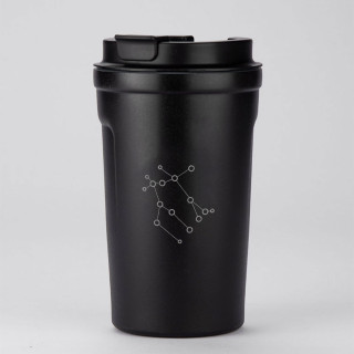Metalinis termopuodelis "Zodiako žvaigždynas" su Jūsų pasirinktu zodiako ženklu (400ml)