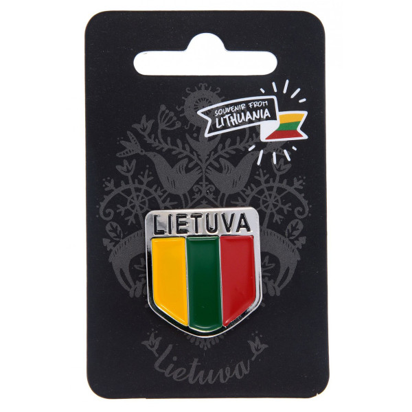 Metalinis ženkliukas "Lietuva" Metalinis ženkliukas "Lietuva"