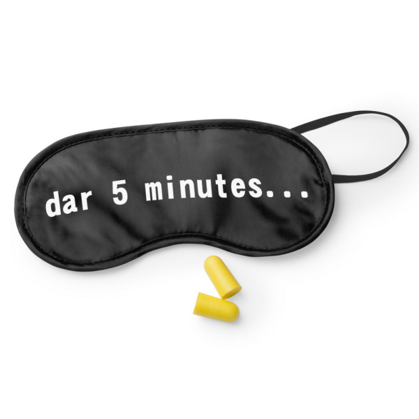 Miego kaukė "Dar 5 minutes..." Miego kaukė "Dar 5 minutes..."