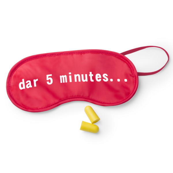 Miego kaukė "Dar 5 minutes..." Miego kaukė "Dar 5 minutes..."