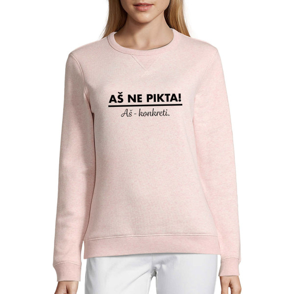 UNISEX pastelinis "Sully" džemperis "Aš ne pikta" UNISEX pastelinis "Sully" džemperis "Aš ne pikta"