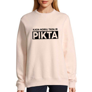 UNISEX pastelinis "Sully" džemperis "Kada noriu, tada ir pikta"