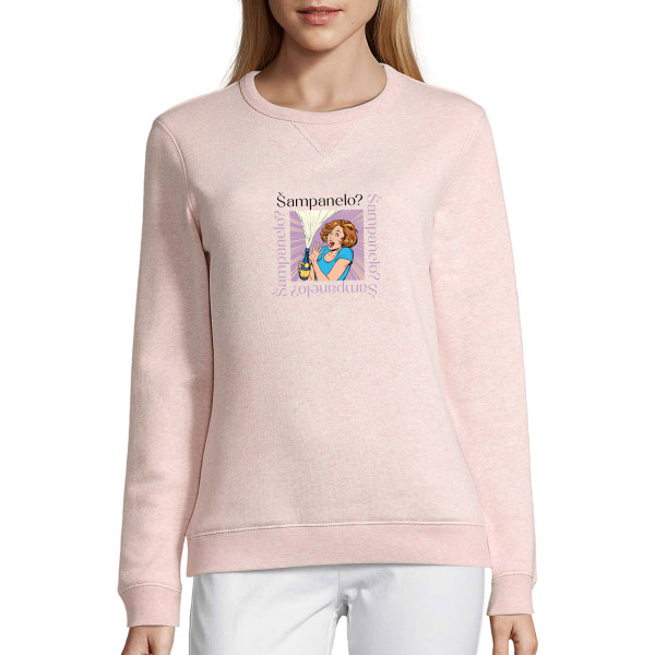 UNISEX pastelinis "Sully" džemperis "Šampanelo?" UNISEX pastelinis "Sully" džemperis "Šampanelo?"