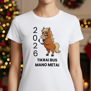 Moteriški marškinėliai "2026 Mano metai"