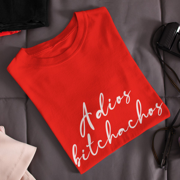 Moteriški marškinėliai "Adios bitchachos"