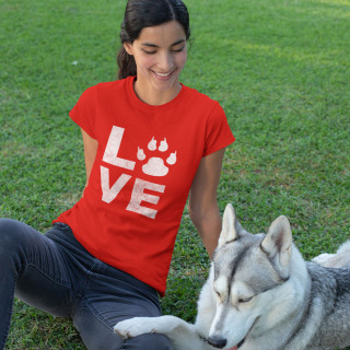 Moteriški marškinėliai "Animal love"