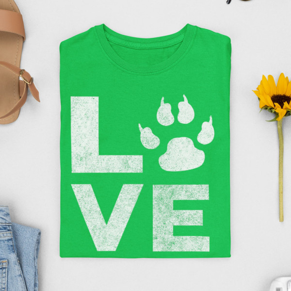 Moteriški marškinėliai "Animal love"