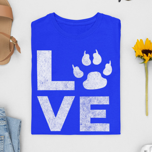 Moteriški marškinėliai "Animal love"