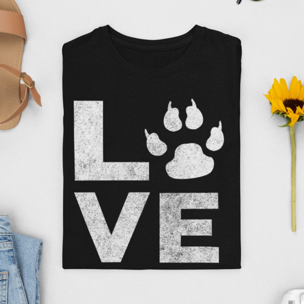 Moteriški marškinėliai "Animal love"