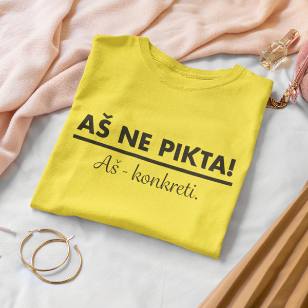 Moteriški marškinėliai "Aš ne pikta"