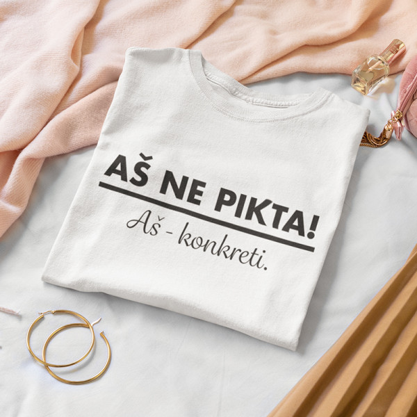 Moteriški marškinėliai "Aš ne pikta"